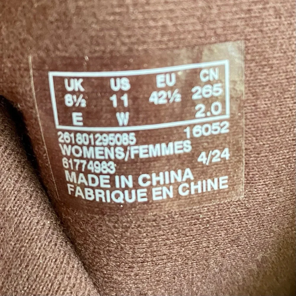 Clarks Kepley Erin Brown Leather Chelsea Ankle Boots with Kitten Heel - Picture 10 of 10